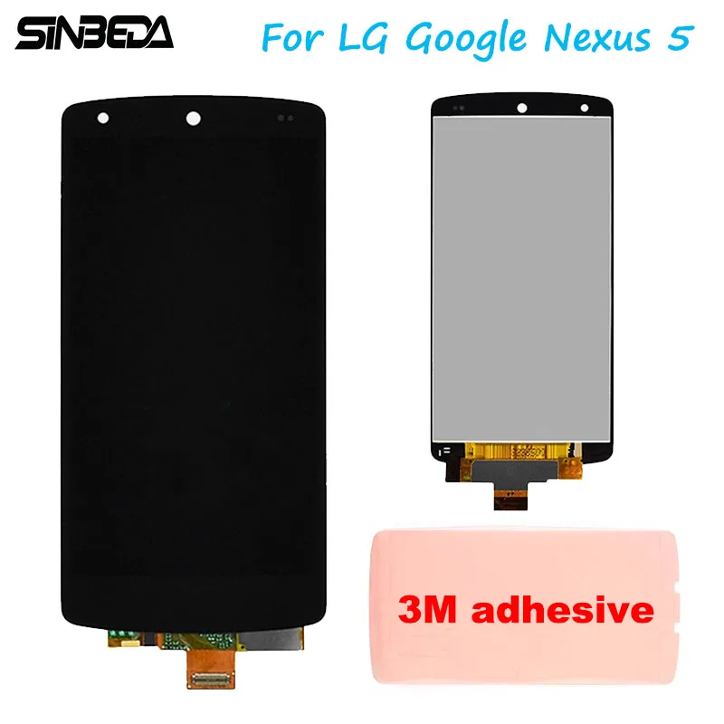 Sinbeda для LG Google Nexus 5 D820 D821 ЖК экран + кодирующий преобразователь сенсорного экрана в