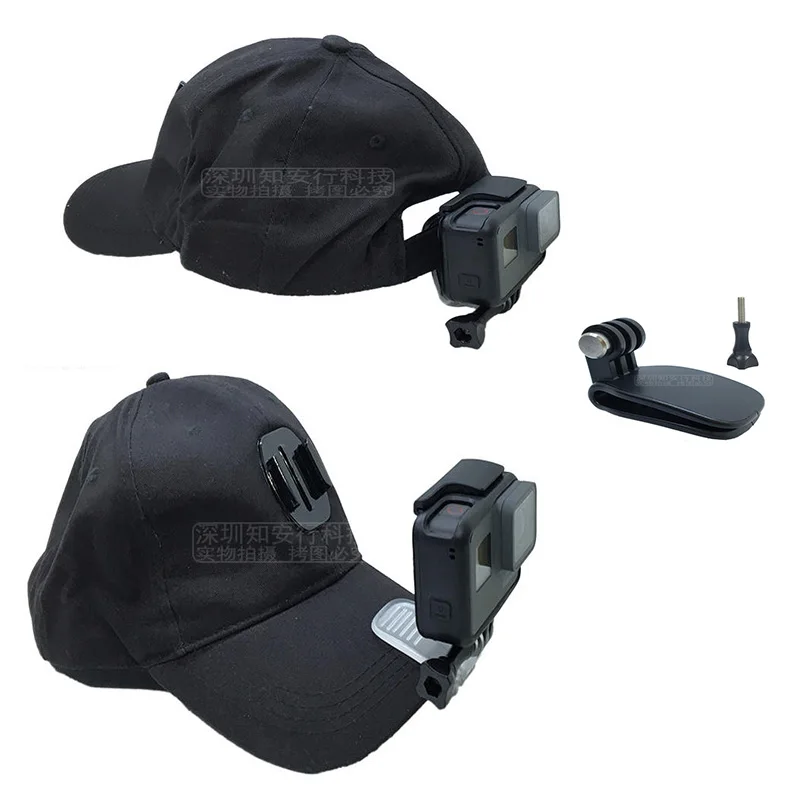 for Go Pro Camera Accessories Baseball cap Quick Clip Mount Supports for GoPro Hero 9/8/7/5/4 Session Action Camera Accessories