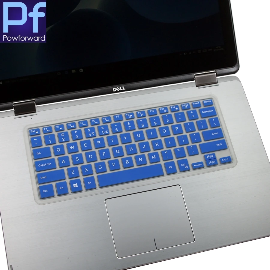 Силиконовый чехол для клавиатуры ноутбука Dell Inspiron 15 5000 7000 серия i5568 i5578 7573 7569 7579