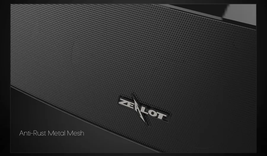 Zealot S12 Портативный беспроводной Bluetooth динамик 4 драйвера сенсорное управление наружная Колонка 12 Вт сабвуфер с микрофоном Поддержка TF карты AUX