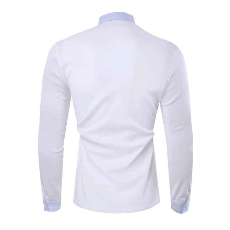 Новая молодежная рубашка поло с нагрудным карманом и вышивкой Мужская на AliExpress