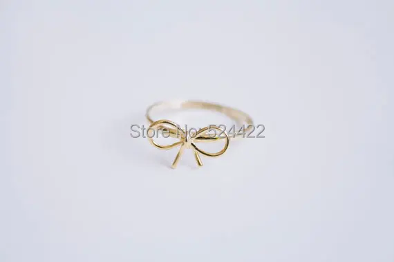 Мин 1 шт узел ленточные кольца кольцо на палец крошечное элегантный стиль