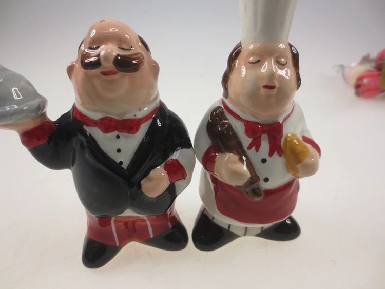 Чисто ручная роспись готовить серии Керамические солонки и перечницы комплект |