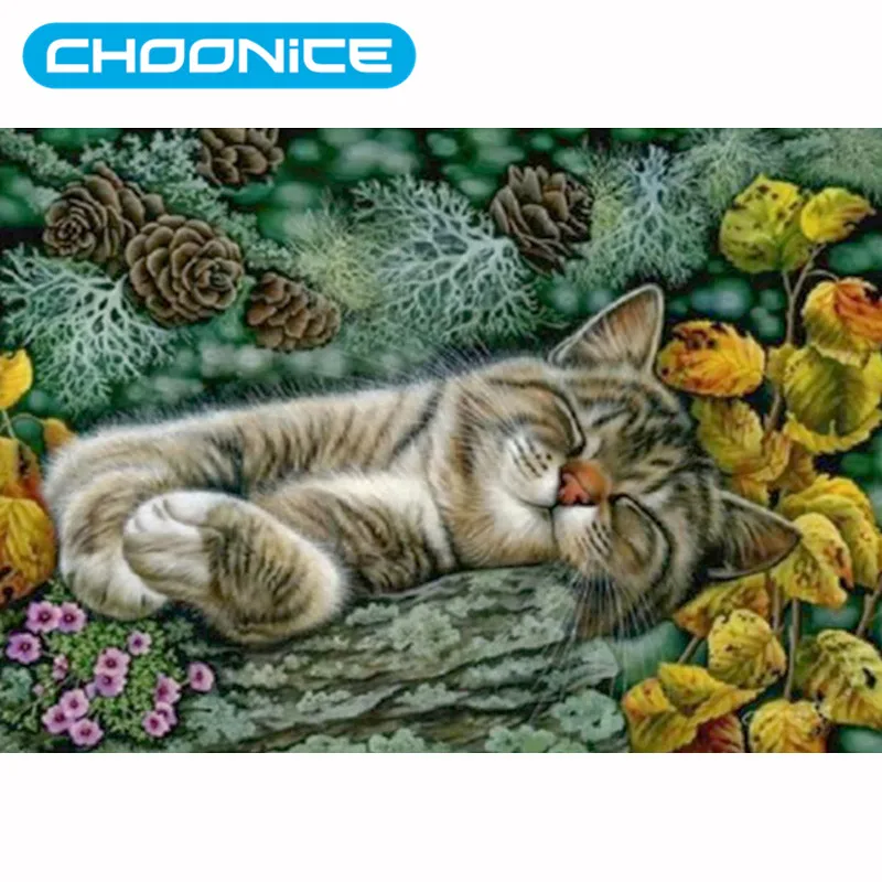 5D поделки алмазов картина Алмазная вышивка с котом персидская кошка мозаика из