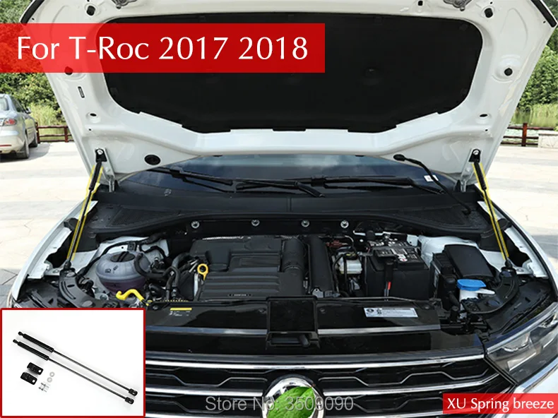 Крышка капота автомобиля, газовая пружинная амортизационная стойка, подъемная опора, гидравлический стержень для VW T-Roc