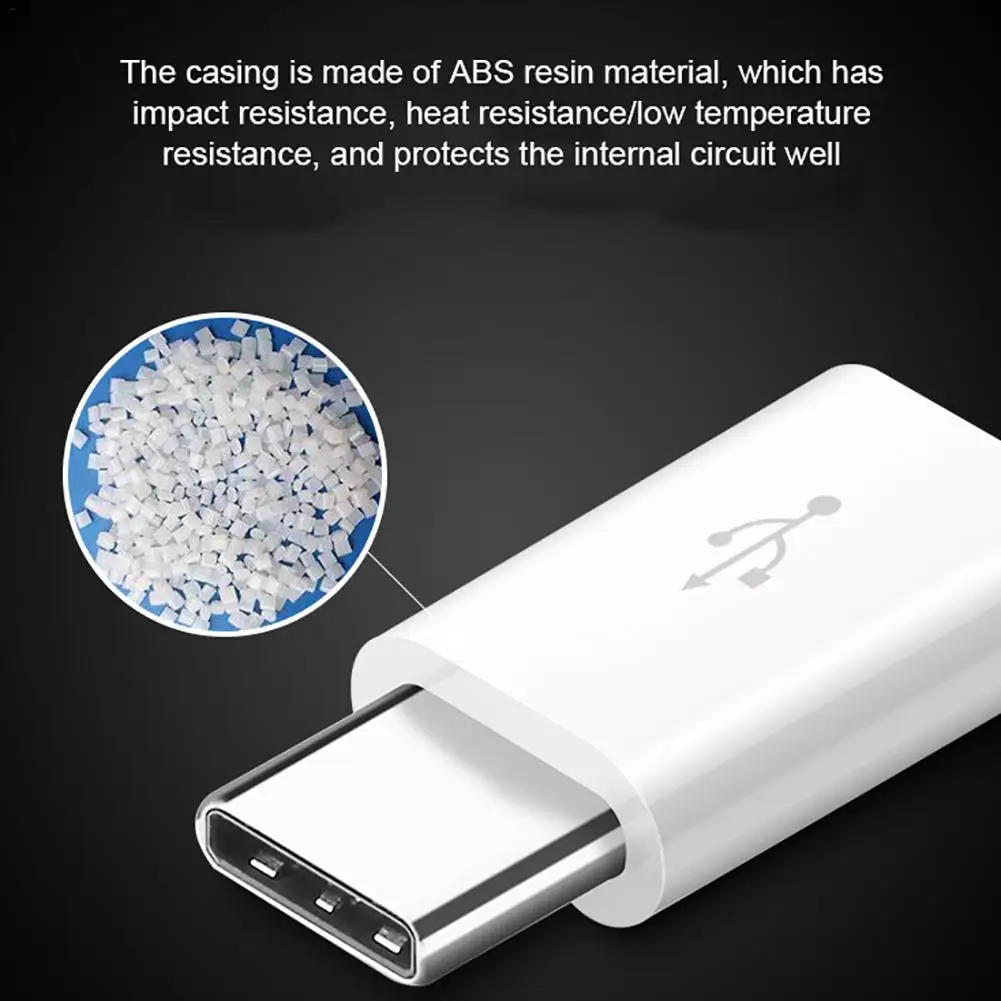 1/2 шт./лот ABS Тип с портом типа C OTG адаптер для Apple iPhone Micro USB C адаптер-преобразователь для телефонов на базе Android с Bluetooth зарядки обмен данніми