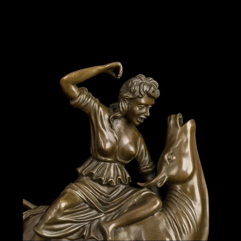 ArtsHom DS-027 знаменитые Europa and Bull OX бронзовые статуи скульптура древнегреческий Бог и