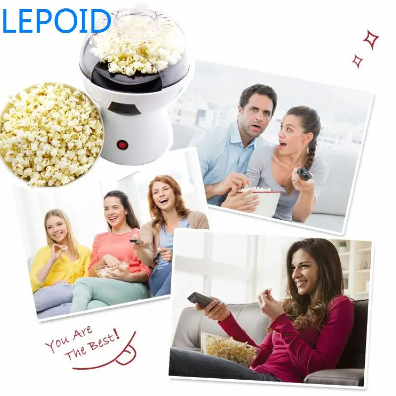 LEPOID, портативный Электрический попкорн, домашний, горячий воздух, попкорн, делая машину, кухня, настольный, мини, сделай сам, кукуруза