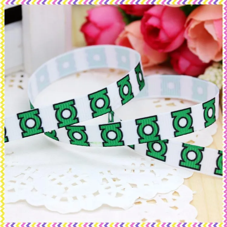3/8 '' герой Бэтмен напечатанный grosgrain ленты hairbow головные уборы вечерние украшения «сделай сам» оптом OEM 9 мм S177