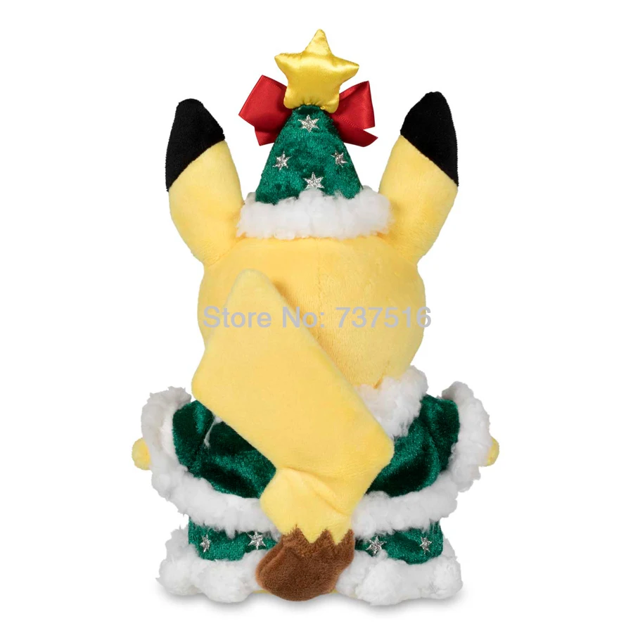 Новинка аниме мягкие животные праздничное дерево Пикачу плюшевое украшение