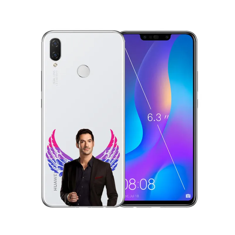 Американский Телевизор Degenerate angel Lucifer аксессуары для телефонов Чехол для huawei mate/P 8 9 10 20 Lite Plus прозрачный силиконовый чехол - Цвет: TPU