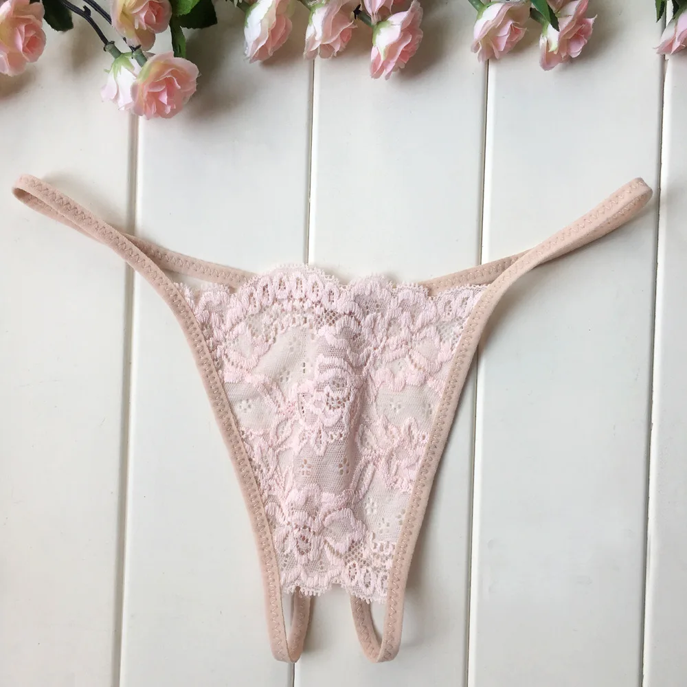 Стринги женские цвет в ассортименте M L XL XXL кружевная Цветочная сетка | Женская