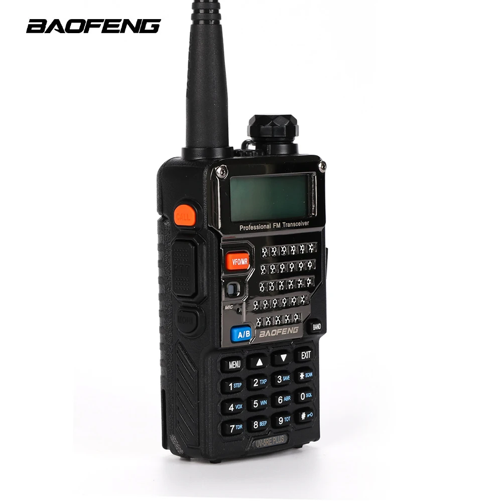 Baofeng BF-UV-5RE Plus Walkie Talkie Dual-Dand VHF/UHF CTCSS& CDCSS двухсторонняя рация 136-174 МГц/400-520 Гц ЖК-дисплей