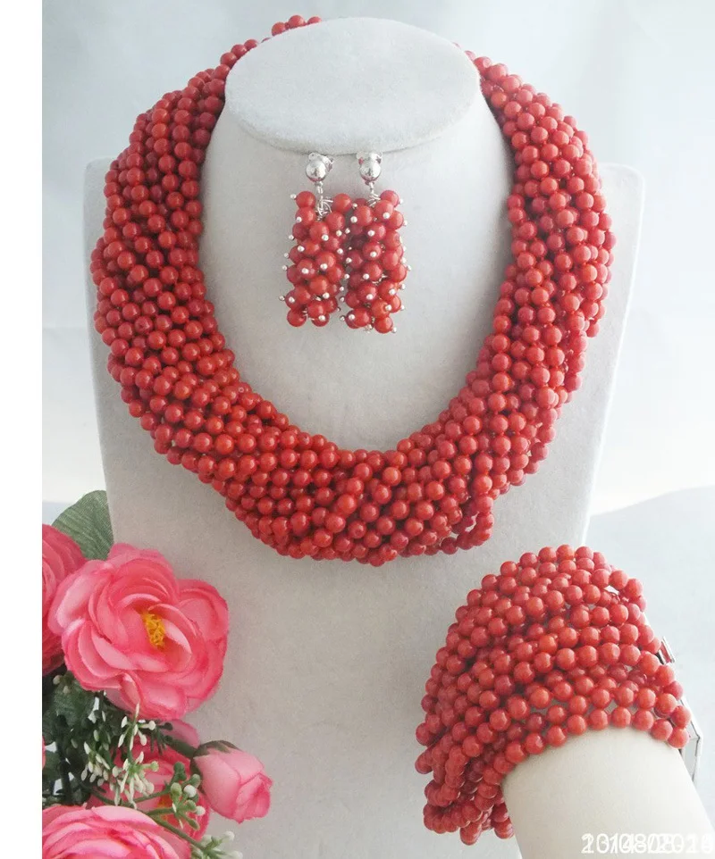 Бесплатная доставка роскошный Африканский Свадебный комплект ювелирных изделий