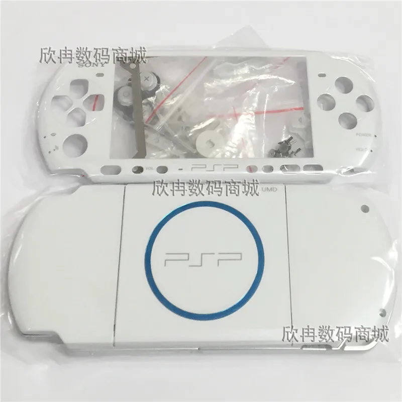Сменный Чехол для игровой консоли PSP 3000 полностью черный корпус с набором кнопок |