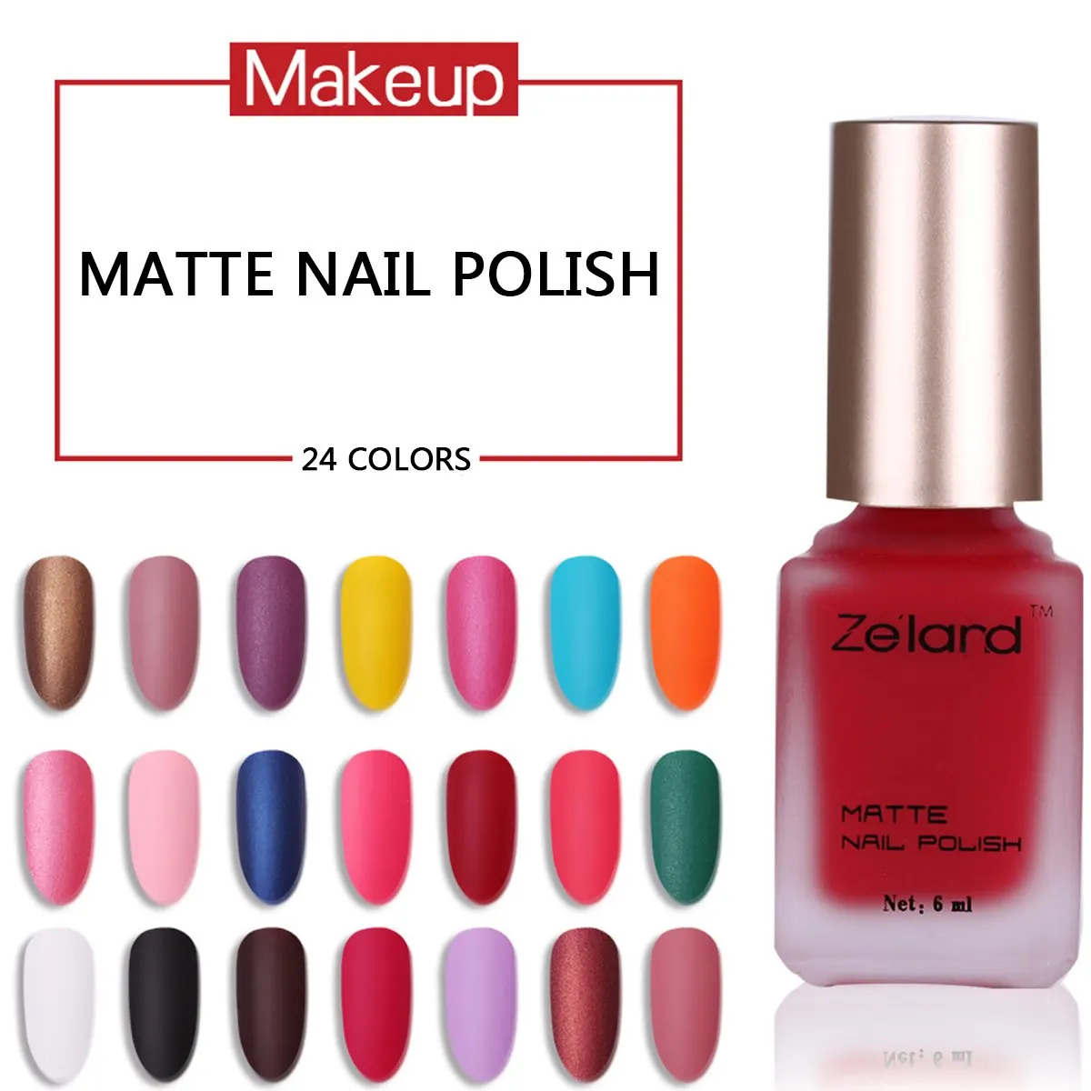 6 мл матовый голографический лак для ногтей Перманентный гель атласный