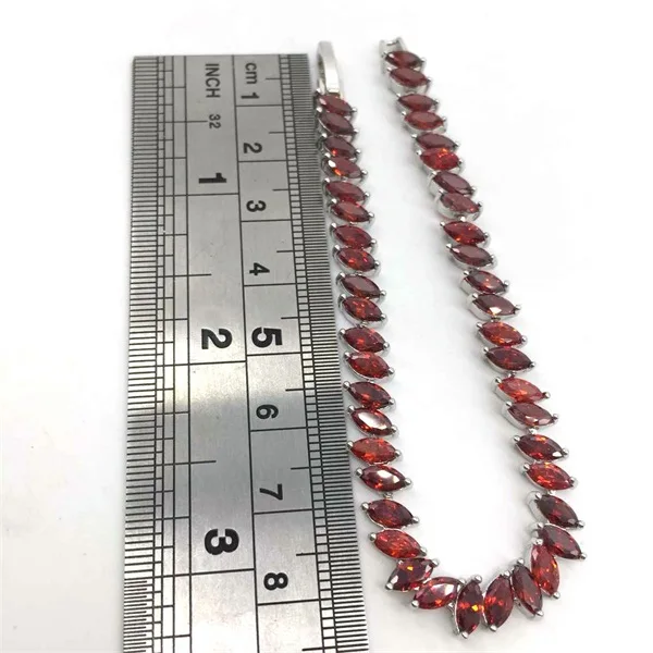 Новый дизайн модный красный браслет с фианитом маркиза высококачественный