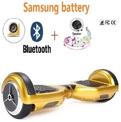 Балансируя samsung батареи 6 5 &quotэлектрический скутер Ховерборд Bluetooth gyroscooter 2 колеса