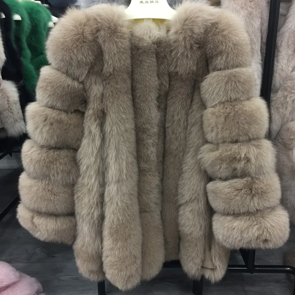 Женская шуба из натурального Лисьего меха SQXR|fur real|real fox furreal fur coat |