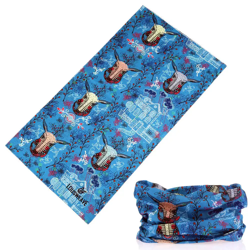 Многофункциональная Женская Цветочная шаль повязка на голову для спорта