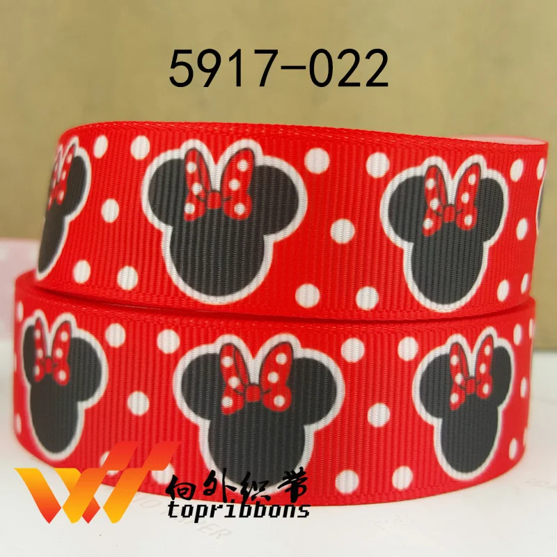 50 двор мультфильм печатных grosgrain ленты 15010