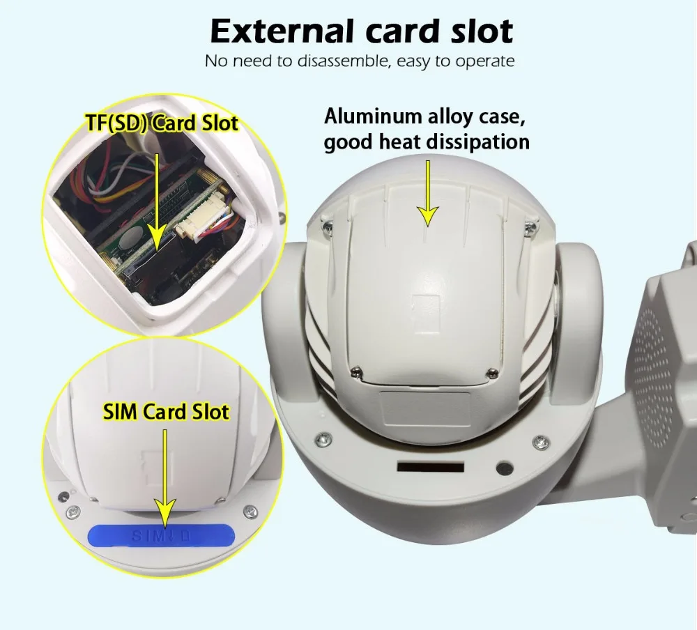 Imx307 2MP 3g 4G SIM PTZ IP камера 1080P HD IR ночное видение скорость купольная Wifi камера безопасности наружная Водонепроницаемая CCTV камера наблюдения