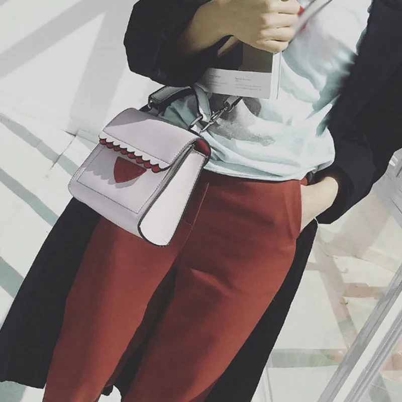 Мода Новый Smll Лоскут Хит Цвет Волны современный Дизайн Женщин Сумки Посыльного