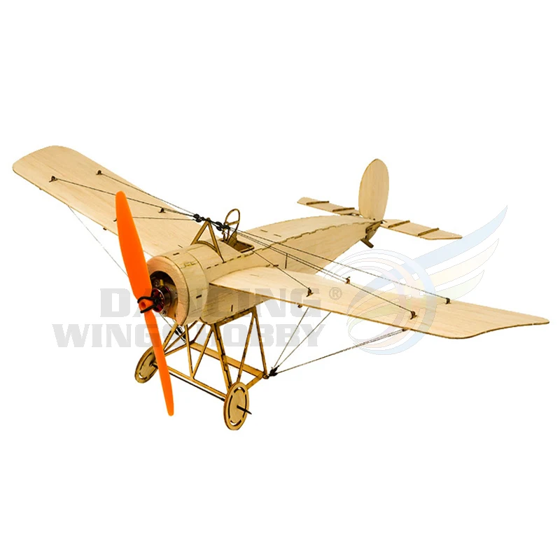 Комплект самолета Micro Balsawood Fokker E модель 420 мм Wingspan электрический пульт