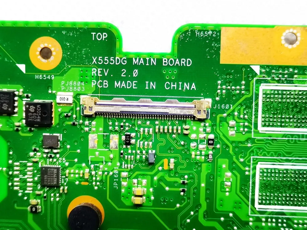 Оригинальная материнская плата для ноутбука ASUS X555DG X555YA E1 7010 4 Гб REV 2 0