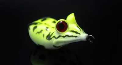 

Fishing Lure Big Eye Japan Frogs Barbed Hooks 11g 55mm Artificial Lures 5 Colors