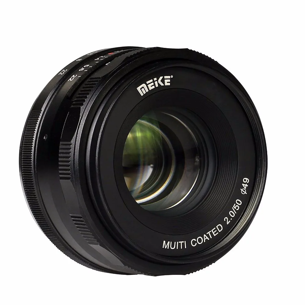 

Meike MK-E-50-2.0 50mm f2.0 Large Aperture Manual Focus lens APS-C Lenses For Sony E Mount a6300 NEX7 DSLR Camera