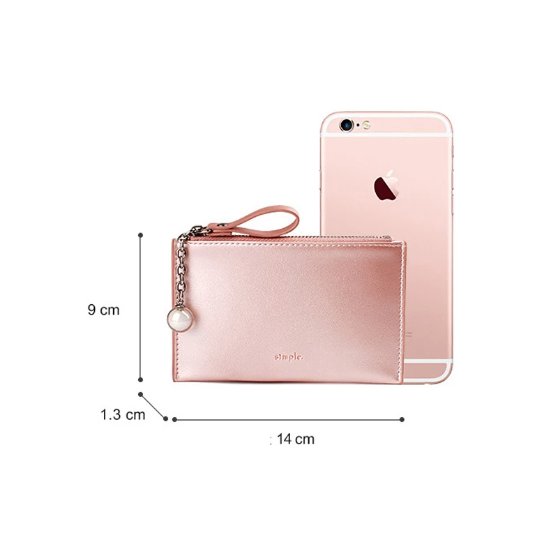 2019 монета перламутровый маленький кошелек кожаный женский роскошный бренд Мини