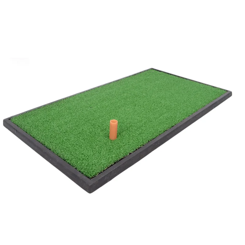 

Backyard Golf Mat 60x30cm Training Hitting Pad Practice Rubber Tee Holder Grass Indoor Golf Hitting Mat