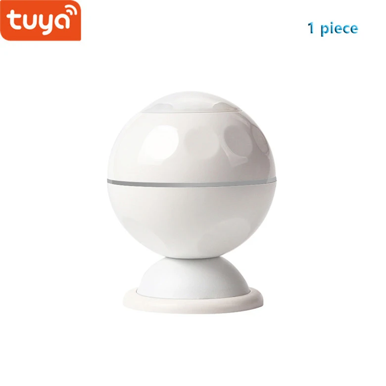 1 piece Tuya умный дом безопасности wifi PIR сенсор с магнитным кронштейном для умной жизни бесплатное приложение совместимо - Комплект: 1 piece