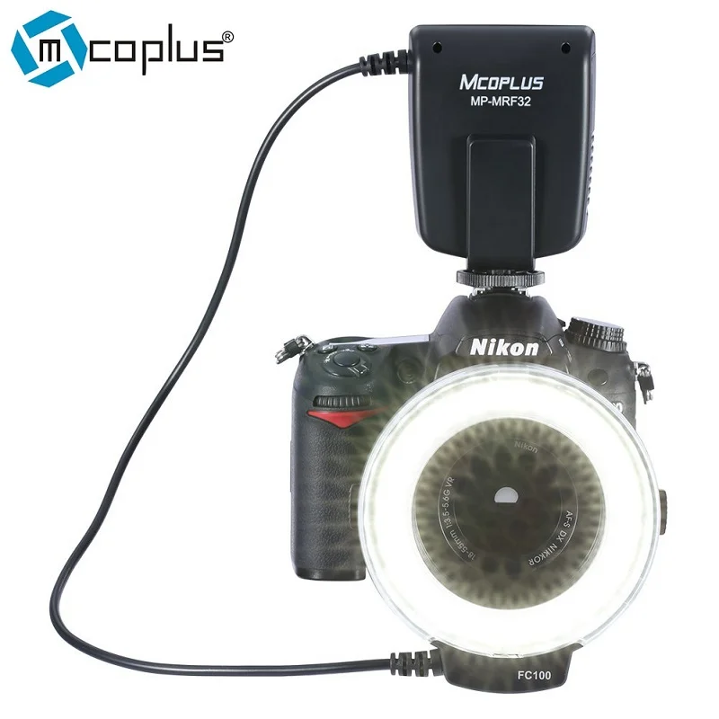 Mcoplus MP-MRF32 светодиодный макро-Кольцевая вспышка/светильник для Canon Nikon Pentax Olympus как Meike FC-100