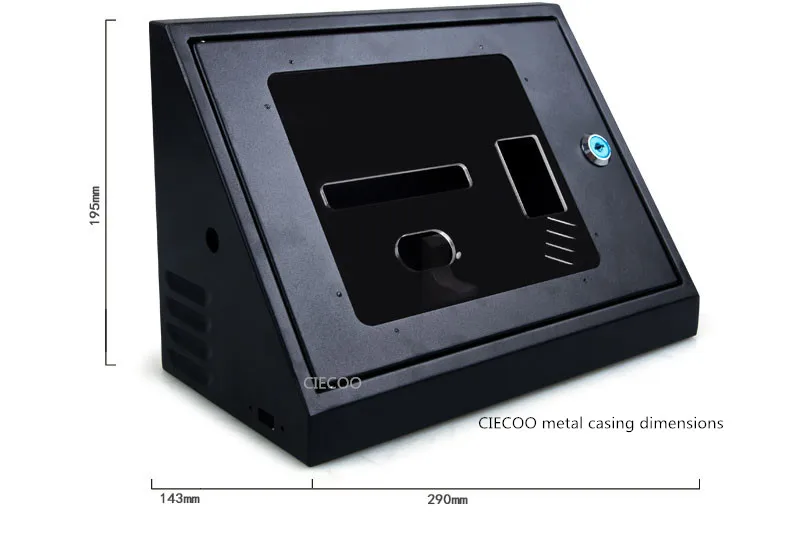 Защитный чехол для контроллера доступа металлический машины zk iface защита от