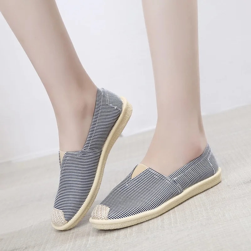 Женские эспадрильи больших размеров 40 удобные повседневные лоферы женская обувь