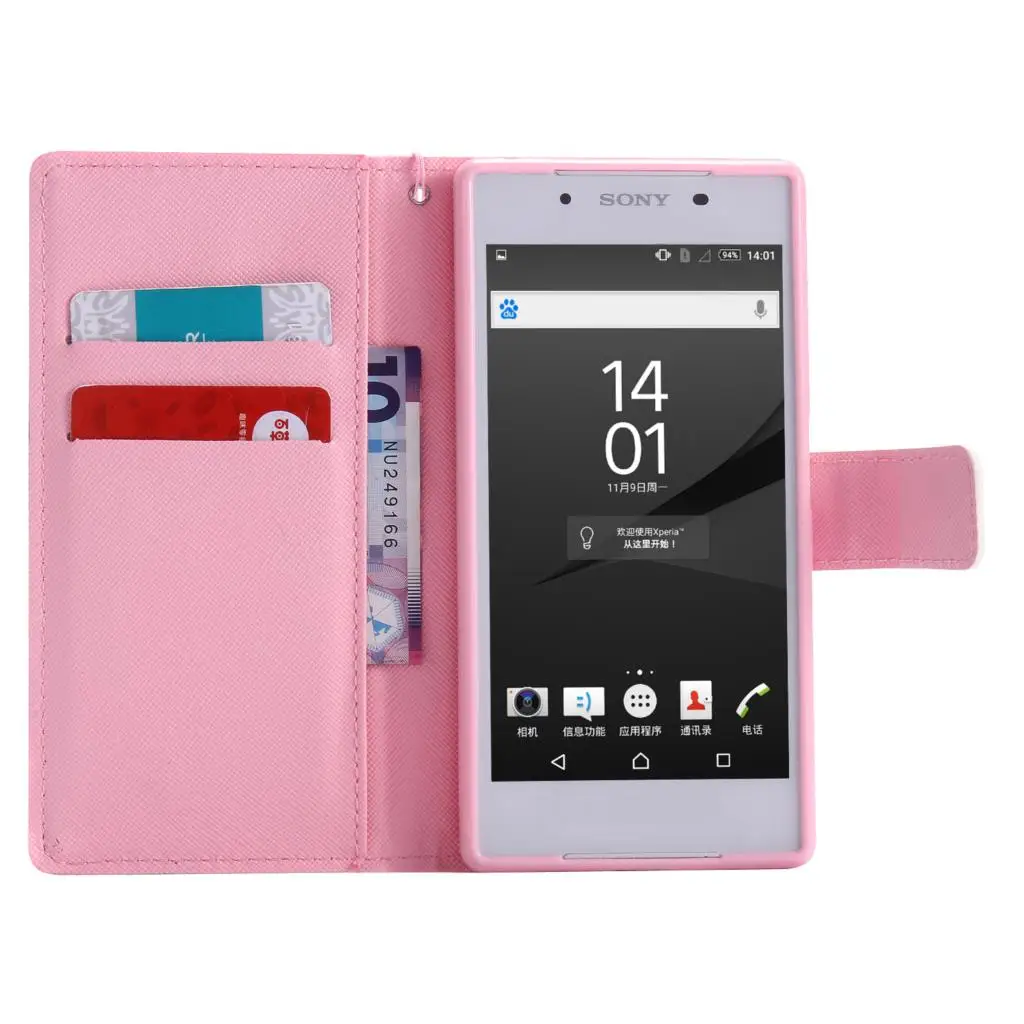 Для SONY Xperia Z5 Z 5 флип-чехол кожаный чехол для телефона Sony E6603 E6683 E6653 двойной Мягкий