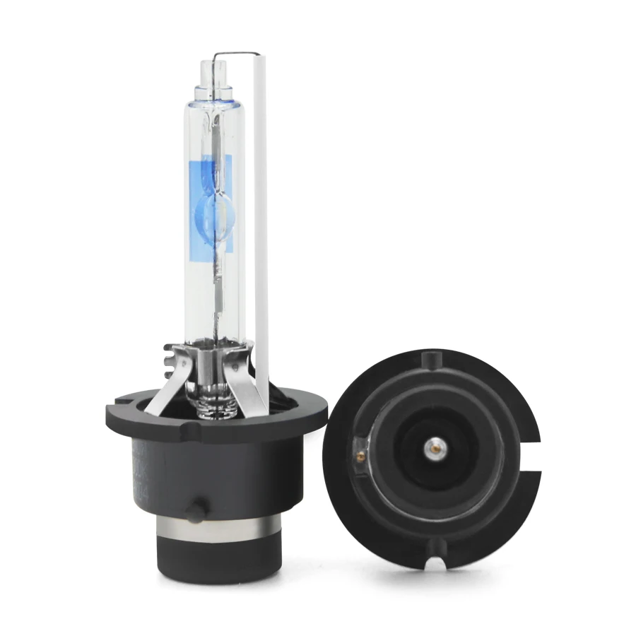 SHUOKE HID лучшая D4 ксеноновая крутая синяя фара лампы запасная лампа 1 пара 12V 35W 3200Lm