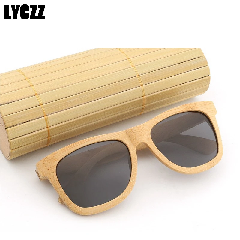 Lyczz унисекс в большой квадратной оправе поляризованных солнцезащитных очков