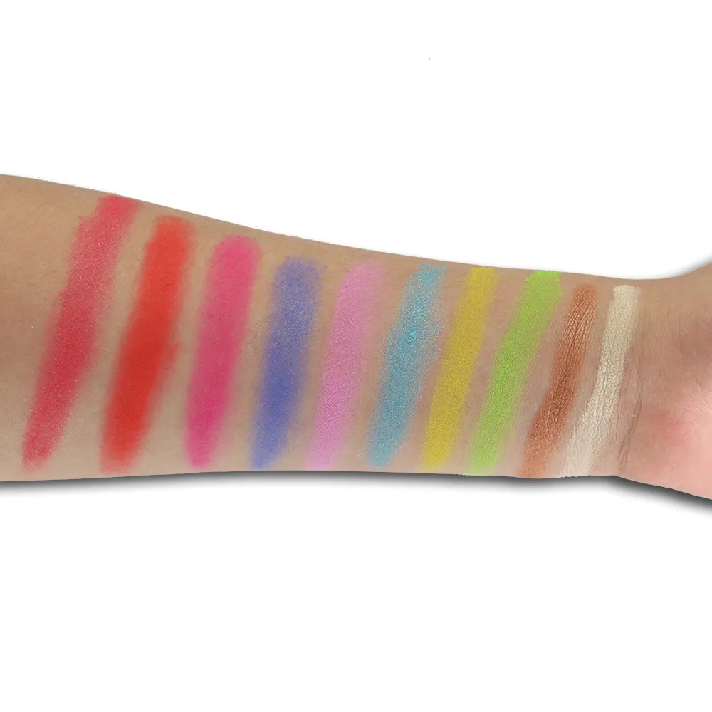 Красота глазурованные косметические матовые тени для век Крем Макияж Палитра