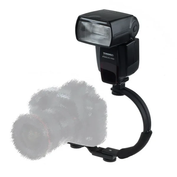 C образный кронштейн F Flash светильник DC DSLR SLR Camera Mini DV Camcorder|c shape bracket|c shapec flash bracket |
