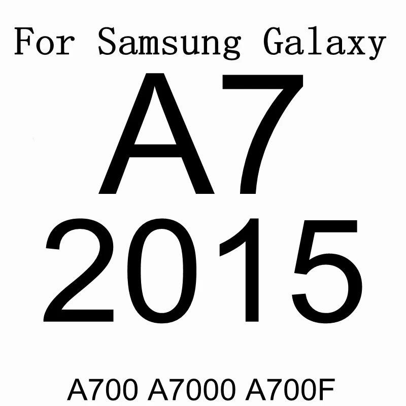 Экран протектор Закаленное Стекло для samsung Galaxy A8 A3 A5 A7 J4 J6 A6 J1 J2 J3 J5 J7 S3 S4 S5 S6 Note 3 4 5 пленка - Цвет: A7 2015 A700