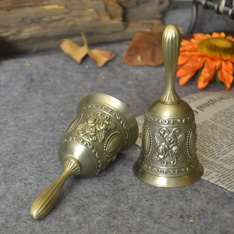 Металлический колокольчик с резьбой в виде Розы 11 5 см|Рождественские колокола| |