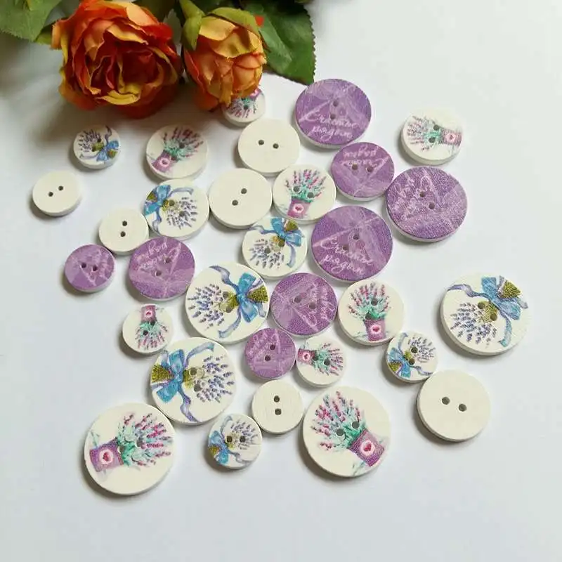 50 шт. деревянные пуговицы с 2 отверстиями 15/20/25 мм|wooden buttons|wooden button holesgarment accessories |