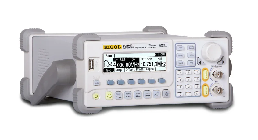 RIGOL DG1022U генератор сигналов функция/генератор произвольной формы 25 МГц 2 выходных