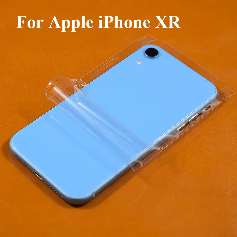 For iPhone XR Для Apple iPhone 11 Pro X Xs Max Xr 8 7 полное покрытие Защитная Наклейка прочная чистая прозрачная задняя сторона защитная пленка - Цвет: For iPhone XR