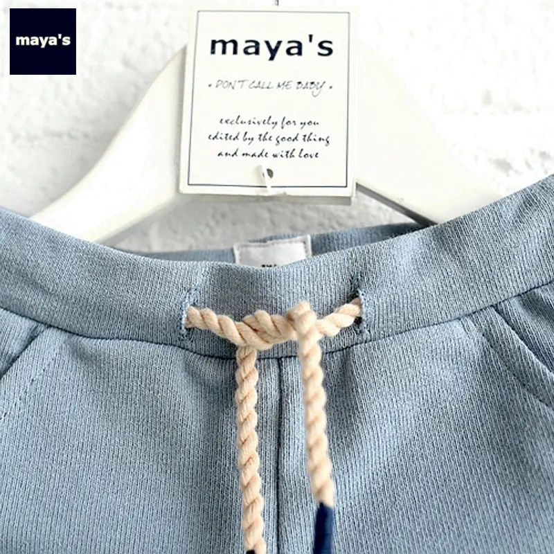 Mayas/однотонные летние детские шорты с карманами мягкие хлопковые штаны на весну