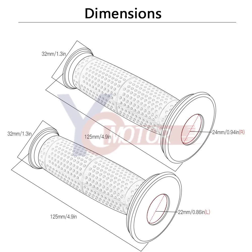 Универсальный винтажный мотоциклетный держатель 7/8 དྷ мм для Honda CB CG CBX SR в стиле