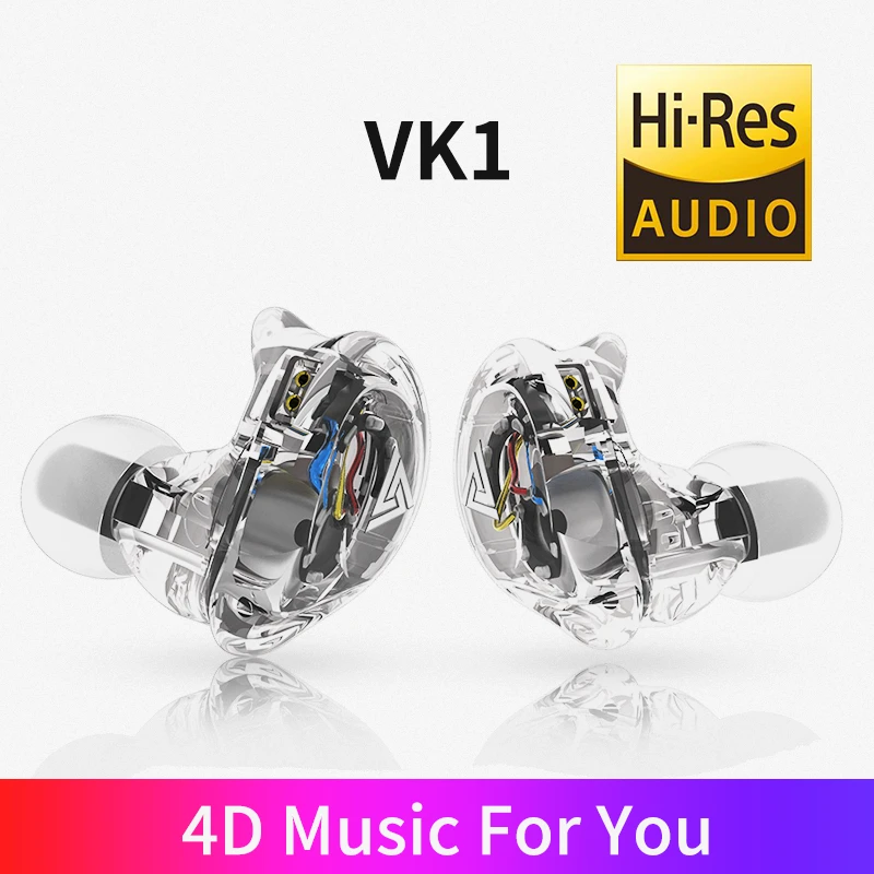 2018 QKZ VK1 ZS10 2DD гибридные наушники вкладыши HIFI DJ мониторные спортивные для бега